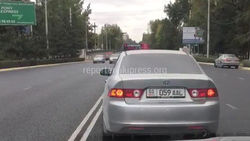 Видео — Когда ПДД нипочем. «Шикарный» разворот от «Хонды»