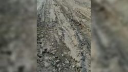 Житель просит восстановить дорогу на улице Деповской в Новопавловке. Видео