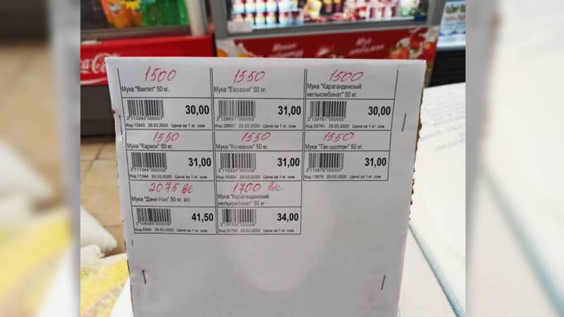 Житель Таласа жалуется на рост цен на муку