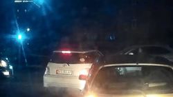 «Ист» со штрафами в 18,5 тыс. сомов выехал на встречку и создал затор на Матросова. Видео