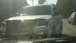 «Лексус» выехал на встречку. Видео