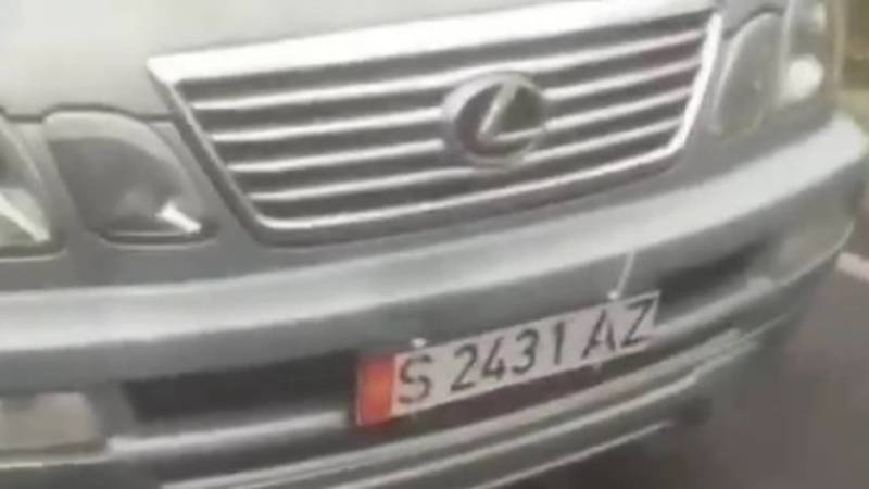 Замечен Lexus LX 470 со штрафами более 200 тыс. сомов. Видео