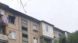 В 8 мкр произошел пожар в квартире. Фото и видео