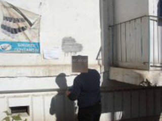 Движение «АнтиСпайс-Бишкек» и сотрудники ГСКН закрасили рекламу спайса в 11 и 12 микрорайонах <b>(фото)</b>
