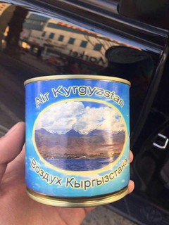 В соцсетях обсуждается фото консервированного воздуха Кыргызстана