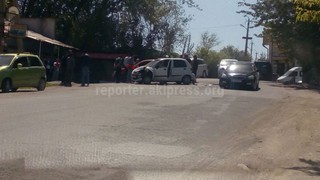 По ул.Суйунбаева в Оше произошла авария <i>(фото)</i>