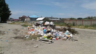 Учкун кичи районунда таштандыдан «тоо» өсүп кетти, - окурман (фото)