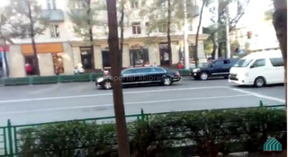 Видео — Кортеж президента России В.Путина проехал по проспекту Манаса