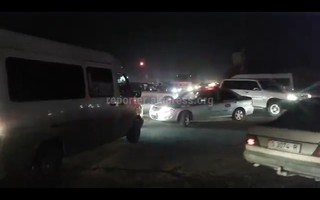 Вечером на перекрестках Дэн Сяопина-Алыкулова, Гагарина-Кривоносова наблюдались пробки <i>(видео)</i>