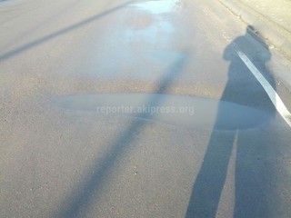 Мэрия Бишкека сообщила, что приема дороги после реконструкции ул.Лущихина еще не было