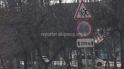 На ул.Жукеева-Пудовкина на дорожном знаке ограничения скорости стерта цифра «40» (фото)