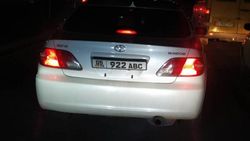 В Бишкеке замечена «Тойота Виндом», у которой 30 тыс. сомов штрафов в Carcheck