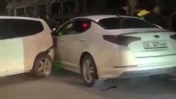В Джале столкнулись 4 машины. Видео с места аварии