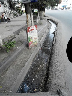 Арыки в центре столицы забиты грязью и мусором, - читатель <i>(фото)</i>