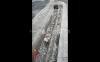 Автодорога в жилмассиве Ак-Ордо сделана некачественно, - читатель <i>(фото, видео)</i>