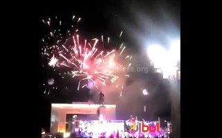 Видео — Праздничный фейерверк в честь 25-летия независимости Кыргызстана