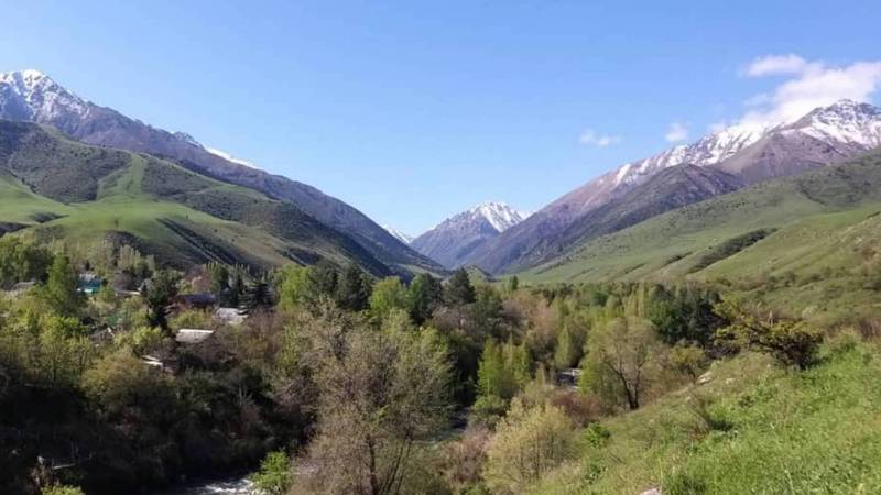 Невероятная красота природы в селе Кашка-Суу. Фото