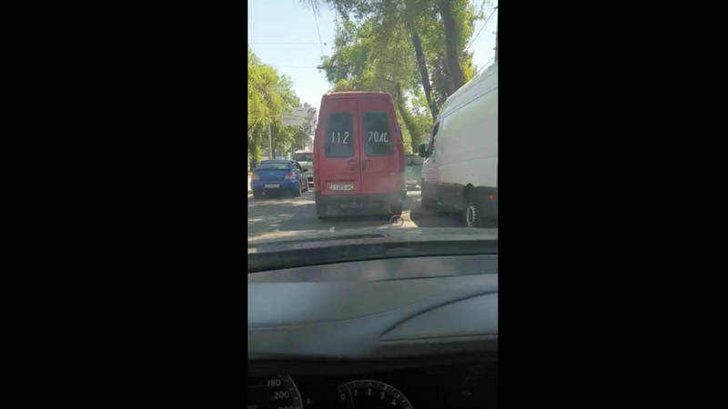 Выхлопы маршруток загрязняют воздух, - бишкекчанин. Видео