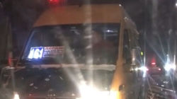 Маршрутка №161 выехала на встречку на Боконбаева, - горожанин Маршрутка №161 выехала на встречку на Боконбаева, - горожанин