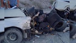 В Ак-Талинском районе в ДТП погибли 3 человека, машины не подлежат восстановлению. Фото В Ак-Талинском районе в ДТП погибли 3 человека, машины не подлежат восстановлению. Фото