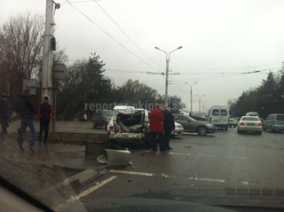 На перекрестке Байтик Баатыра-Токомбаева произошло ДТП <i>(фото, видео)</i>