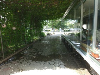 Вода, стекающая по стеклу кафе на ул.Московская течет на тротуар и создает неудобства пешеходам, - читатель (фото)