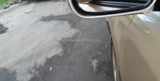 Автолюбитель недоволен проведенным ямочным ремонтом на участке ул.Логвиненко (видео)