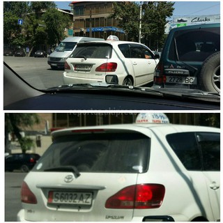 На перекрестке Абдрахманова-Боконбаева таксист создал аварийную ситуацию, выехав на встречную полосу, - читатель <i>(фото)</i> На перекрестке Абдрахманова-Боконбаева таксист создал аварийную ситуацию, выехав на встречную полосу, - читатель <i>(фото)</i>