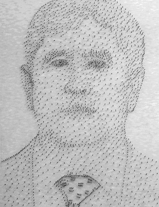 А.Джаналиев создает по уникальной технике string art портрет президента А.Атамбаева <i>(фото)</i> А.Джаналиев создает по уникальной технике string art портрет президента А.Атамбаева <i>(фото)</i>