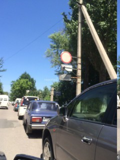 Водитель просит обновить дорожные знаки на ул.Токтогула после ее ремонта (фото)