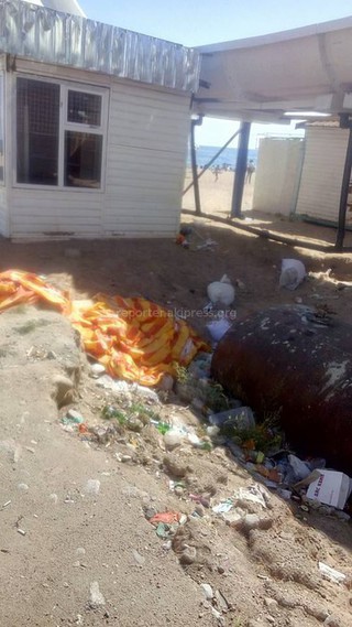 В пансионате «Бостери» не убирают мусор <i>(фото)</i>