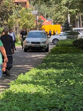 Езда по тротуару на ул.Абдрахманова