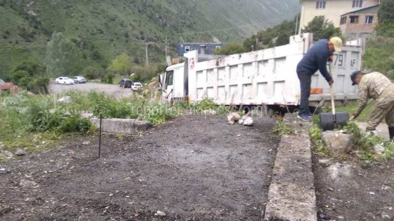 Свалку в ущелье Аламедин убрали