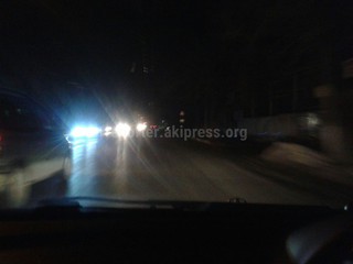 В некоторых участках Бишкека не было включено ночное освещение, - читатель (фото)