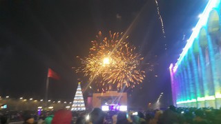 Новогодний <b>фейерверк</b> на площади Ала-Тоо <i>(фото)</i>