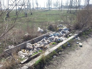 Мусор на перекрестке Армейская-Анкара лежит с прошлого года (фото)
