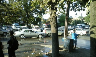 На Чапаева-Гагарина утром образовалась пробка из-за неработающего светофора <i>(фото)</i>