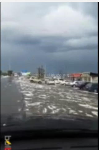 Видео — Балыкчы после града