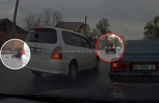 Патрульная милиция задержала водителя «Лексуса», который сбил человека и скрылся