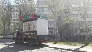 УЗС мэрии Бишкека демонтировал павильон в мкр Асанбай (фото)