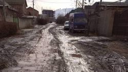 Көк-Жар конушундагы Көк-Жар көчөсү жаман абалда, - шаар тургуну