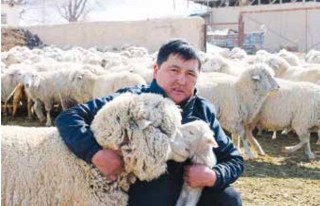 фермер Алмаз Карыбеков