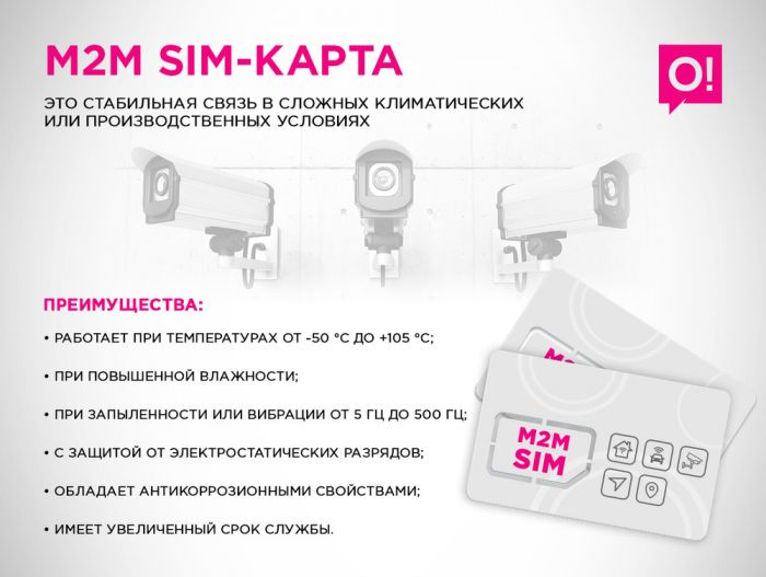 2)М2М SIM