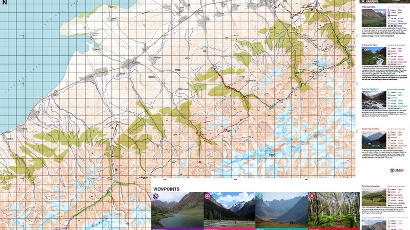 Для туристов разработаны 43 новых горных трека по Кыргызстану &mdash; Tazabek