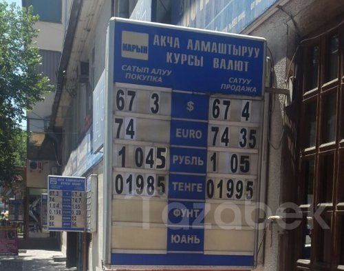 Фото &mdash; Текущий курс валют на Моссовете &mdash; Tazabek