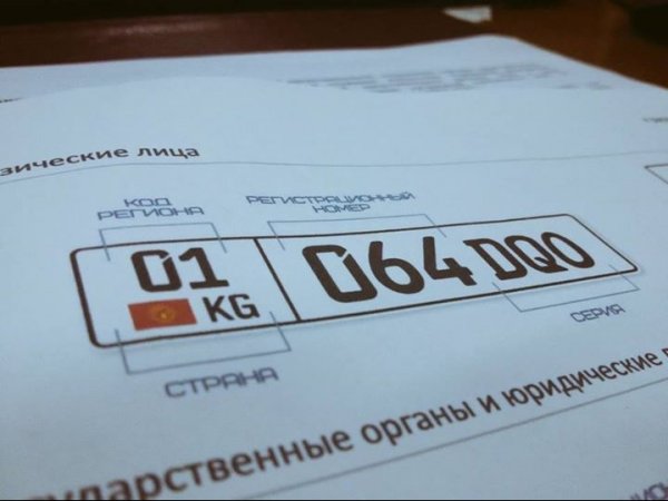 С начала года ГРС продала 12 &laquo;крутых госномеров&raquo; на 112,5 тыс. сомов &mdash; Tazabek