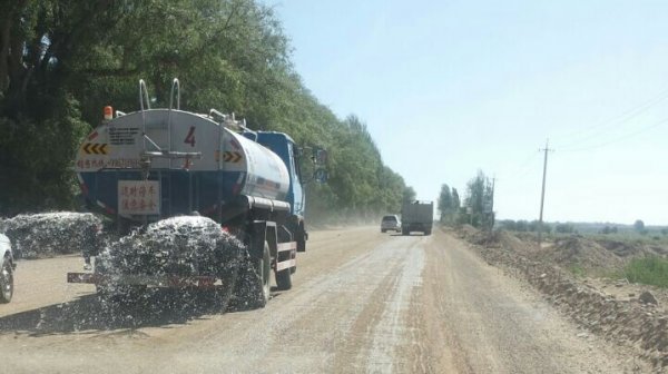 Фото &mdash; Ход реконструкции участка автодороги Балыкчы&mdash;Корумду &mdash; Tazabek