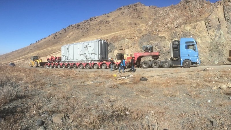 На Токтогульскую ГЭС прибыл трансформатор мощностью 425 МВА и весом 260 тонн (фото) &mdash; Tazabek