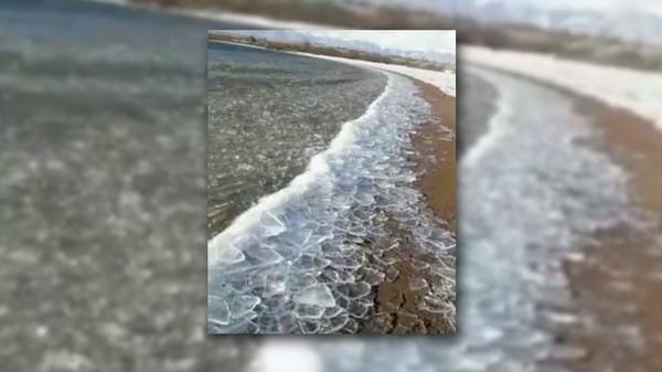 Автор видео замерзшего Иссык-Куля: Видео снято у Пристани (новое видео) — Экология АКИpress