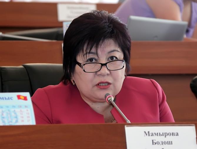 Депутат Б.Мамырова попросила правительство решить вопрос строительства участка дороги Маданият&mdash;Жалал-Абад &mdash; Tazabek